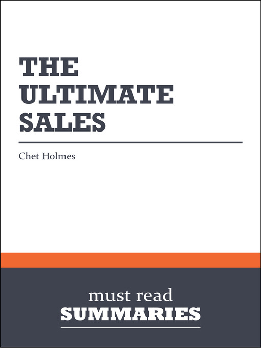 Title details for The Ultimate Sales Machine - Chet Holmes by Must Read Summaries - Available